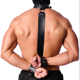 Bondage collar / Leather hands