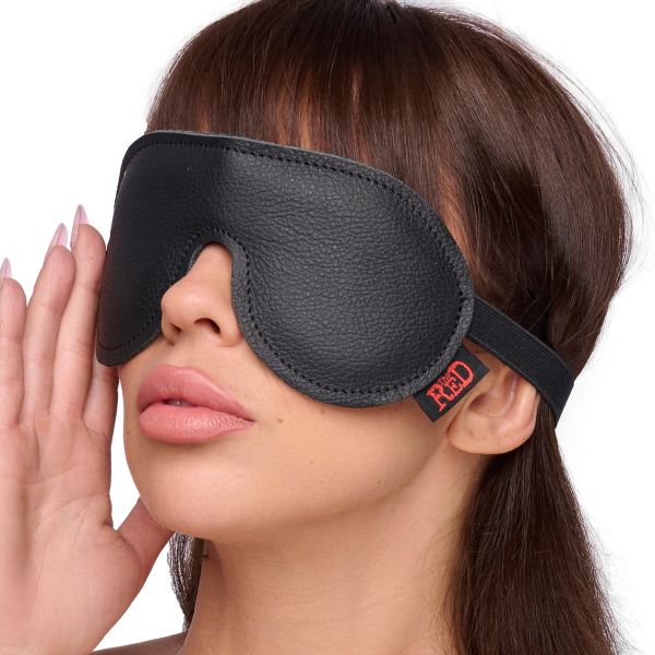 Masque en cuir Blind Leather Noir