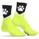 Chaussettes Paw Kinky Puppy Jaunes Fluo