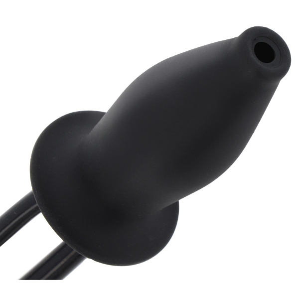 Aufblasbarer Plug Lubinflat Butt 10.5 x 4 cm Schwarz