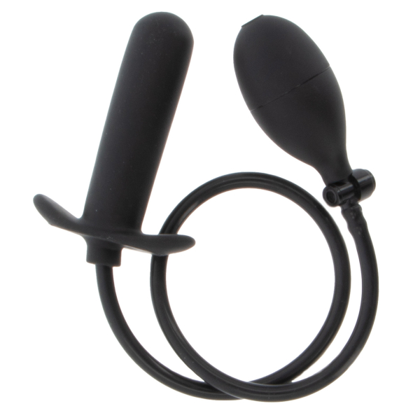 Hidden Desire Extreme Inflatable Smooth Plug - Starter Black