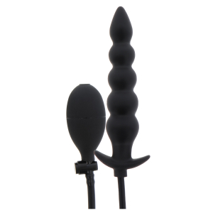 Hidden Desire Inflatable plug Ribbed Advanced 18.5 x 4 cm Black