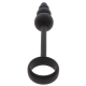 ToyJoy Manpower Anal Plug & Cock Ring Black