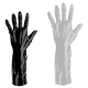 Latex Gloves - Large - Black