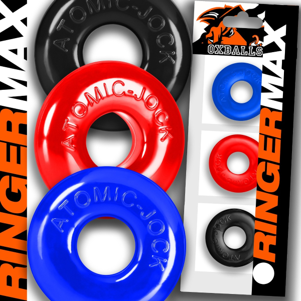 [TPR] RINGER MAX 3-Pack Cockrings Multi