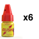 RUSH 10ml + Bouchon Inhalateur x6