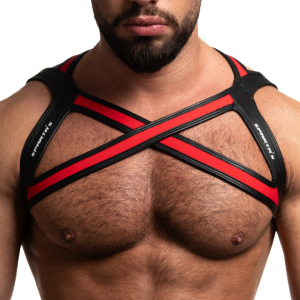 Sparta's Harness Harnais Icaro Noir-Rouge