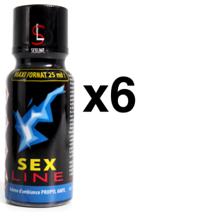 Sexline SEXLINE PROPYL AMYL Bleu 25ml x6