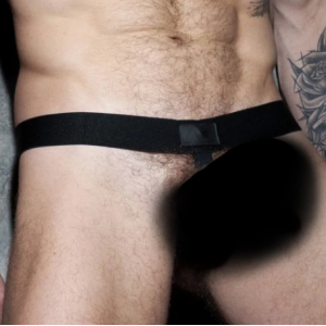 AD Fetish Penis ring with black headband