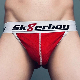 Jockstrap Sk8erboy MESH Rouge