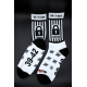 Chaussettes blanches LOCKED Sk8erboy