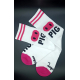 Chaussettes blanches HORNY PIG Sk8erboy