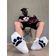 Chaussettes blanches Puppy Sk8erboy