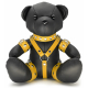 Ours en cuir EDDY The BDSM Teddy Bear Jaune + Boite