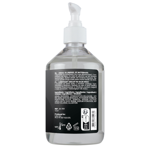 ANAL LUBRICANT WATERBASED 500 ml