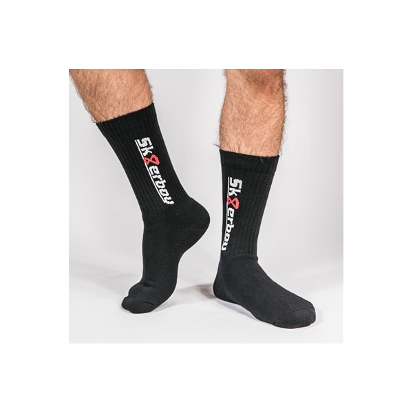 Black CREW SOCKS Sk8erboy