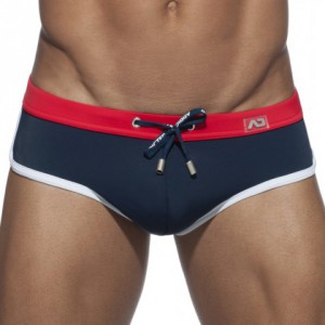 Addicted Plain Swim Navy Briefs