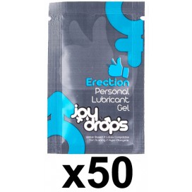 Joy Drops Dosette di lubrificante ad effetto erezione dura 5ml x50