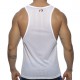 AD Rainbow Tank Top White