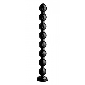 Hosed Beaded Thick Anal Dildo 50 x 5cm