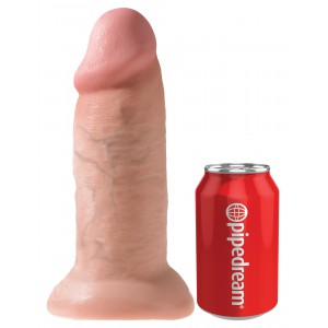 King Cock Mollige King Cock Dildo - 20.5 x 7.8 cm Flesh