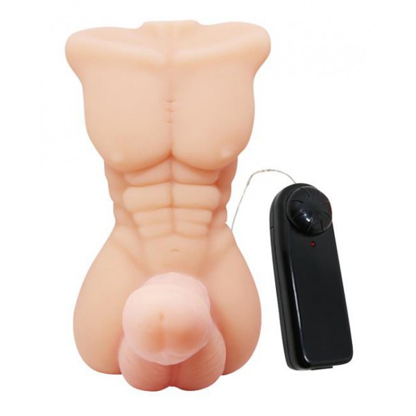 Homem maior dildo flexível e vibrador 13 x 3,5 cm