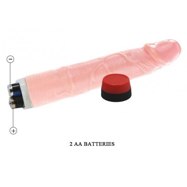 Dildo vibrador vibratório de 18 x 3,8cm