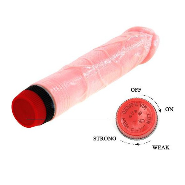 Vibrating Dildo Rocking Dong 18 x 3.8cm