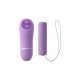 Vibrating thong with remote control purple