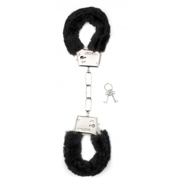 Furry handcuffs - Black