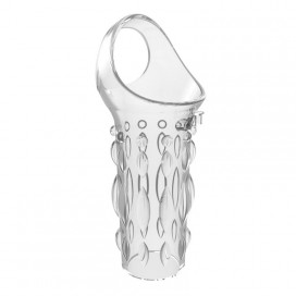 Chisa Novelties Textured Penis Case Clear 8 x 3.8cm