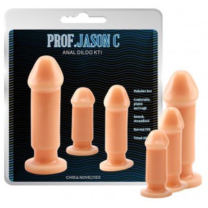 Chisa Novelties Juego de 3 tapones para el pene