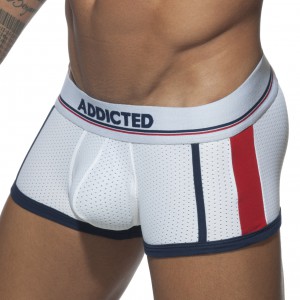 Addicted Bottom Boxer OPEN SPORT MESH White