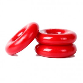 Sport Fucker Set of 3 Chubby Red cockrings