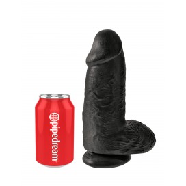 Dildo Chubby black 18 x 7.6cm