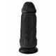 Dildo Chubby zwart 18 x 7.6cm