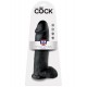 Consolador King Cock 27 x 8 cm Negro