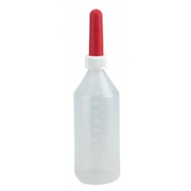 Flasche mit Sauger 1 L - Weiches Mundstück 9 x 2.8cm