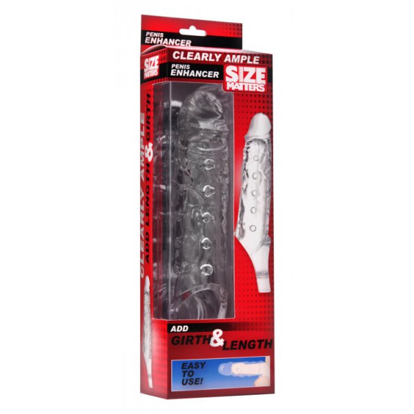 Transparent penis sheath 15 x 4.5cm