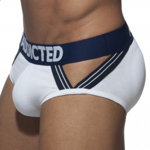 Addicted SUPER BULK 2.0 Padded Briefs White