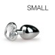 Zilveren hart juweel plug - SMALL 6,3 x 2,6 cm