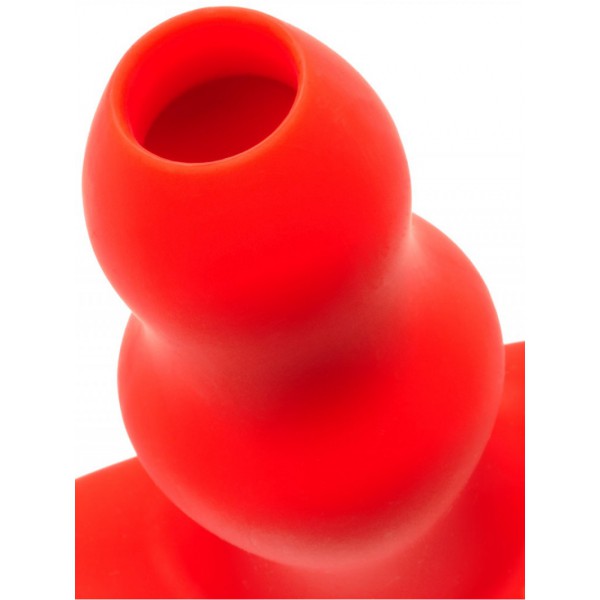 Plug Tunnel Stretch Red Medium 13 x 6.4cm