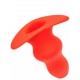 Plug Tunnel Stretch Rouge Extra large 16 x 7.5cm