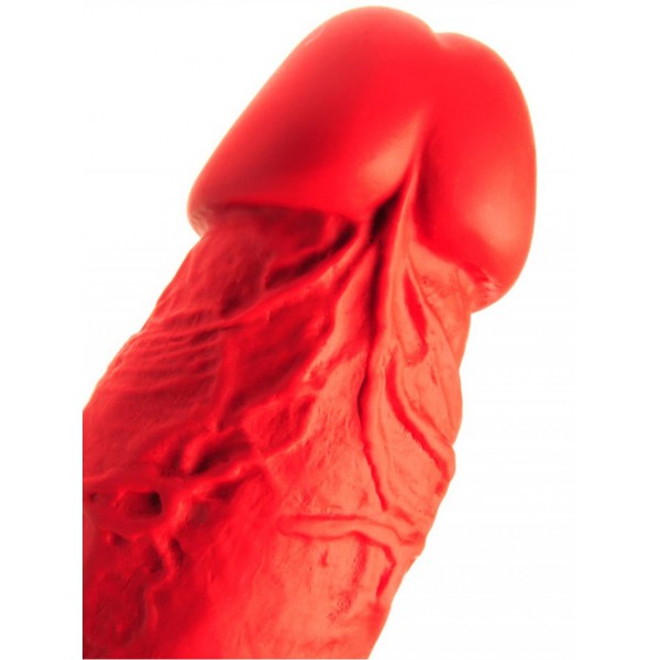 Dildo de alongamento duplo N°33 42 x 5cm vermelho