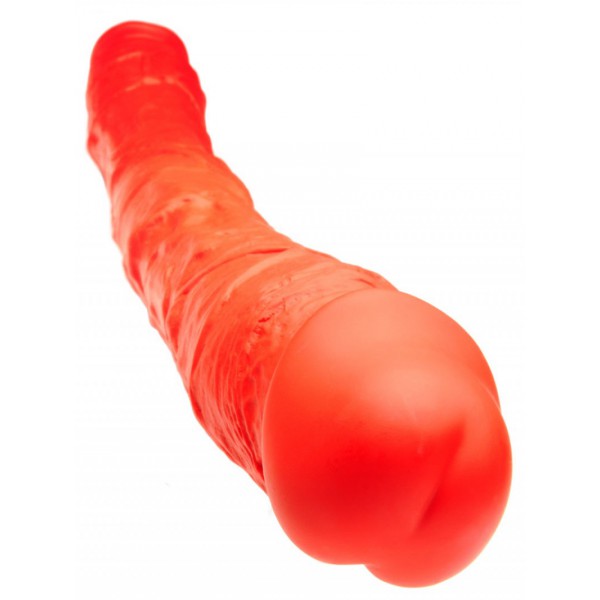 Double Stretch dildo N°33 42 x 5cm rood