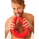 Double Gode STRETCH N°77 62 x 6.2 cm Rouge