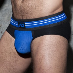 AD Fetish DOUBLE STRIPE Briefs Black-Blue