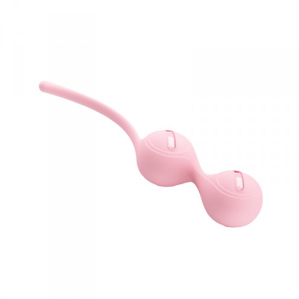 Palline da geisha rosa stringate - 3,4 cm