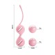 Palline da geisha rosa stringate - 3,4 cm