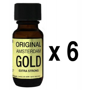 UK Leather Cleaner Originale Amsterdam Gold 25mL x6